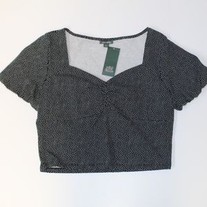 *NWT* Wild Fable Polkadot Crop-top